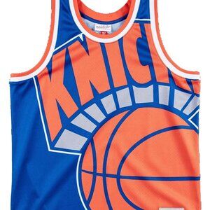 New York Knicks Big Face Logo Jersey Mitchell & Ness (Large)